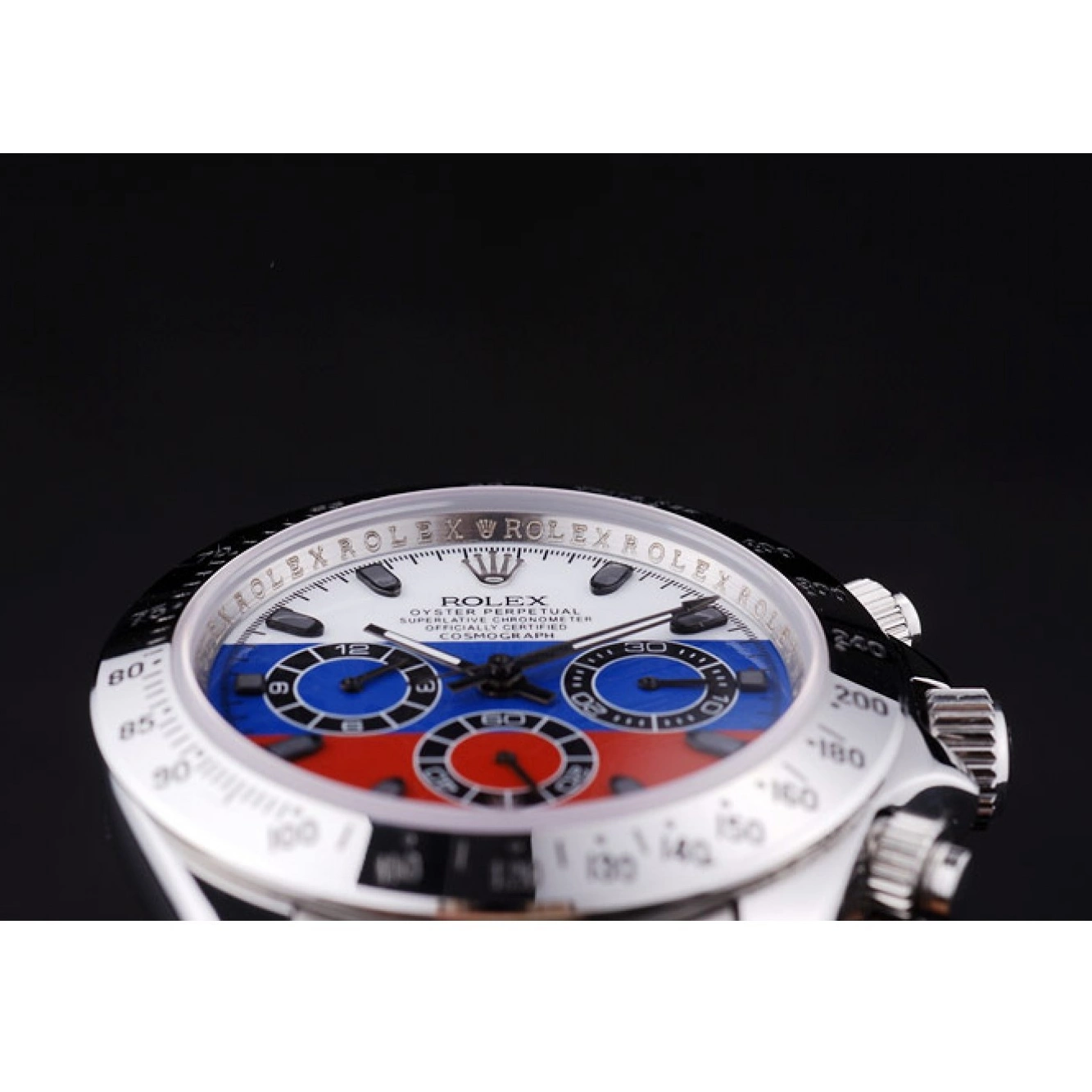Good Copy Rolex Watches Silver Daytona Cosmograph Rolex Dial 7473 Bracelet Russian Flag 0519